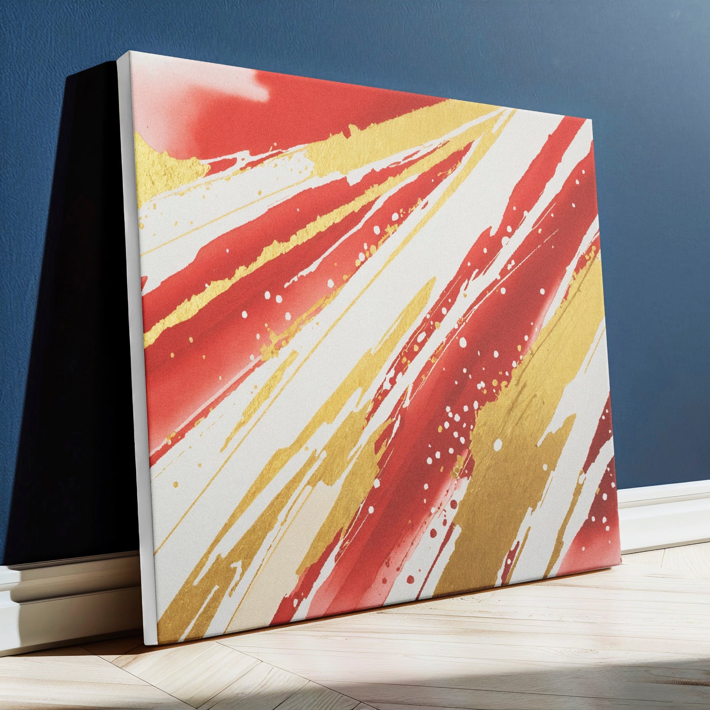 Crimson Opulence - Canvas Wall Art