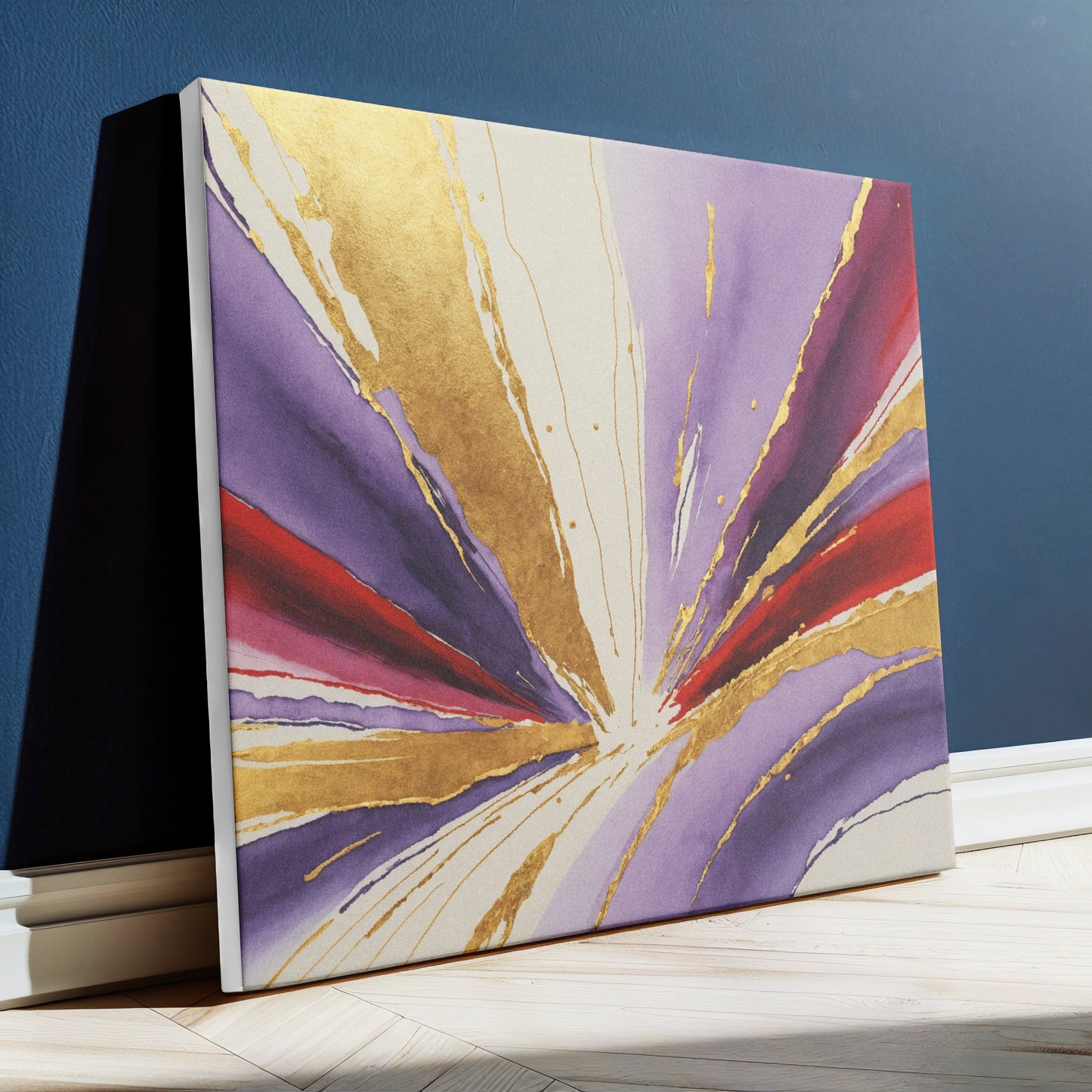Gilded Radiance - Canvas Wall Art