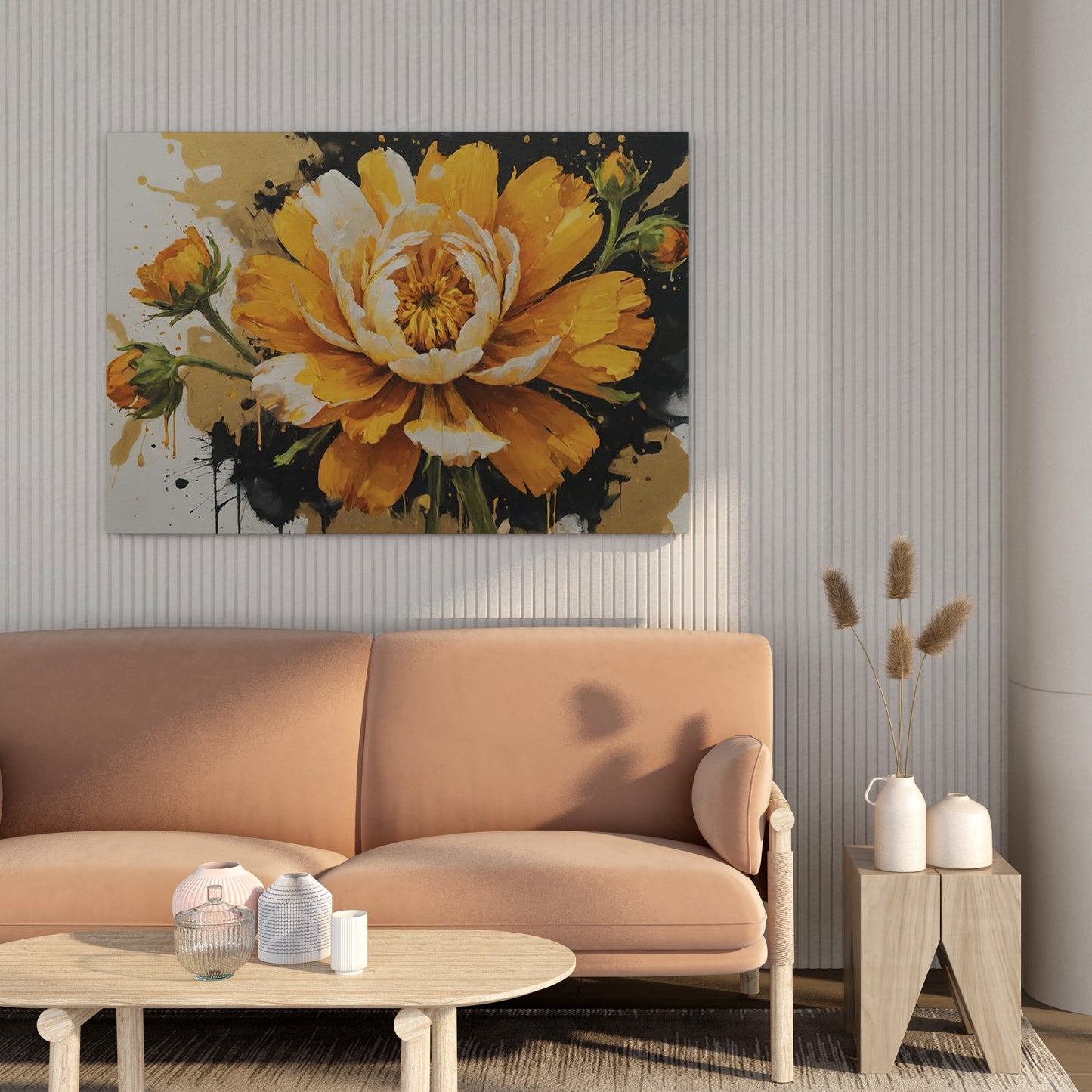 Bloom for Gold - Canvas Wall Art