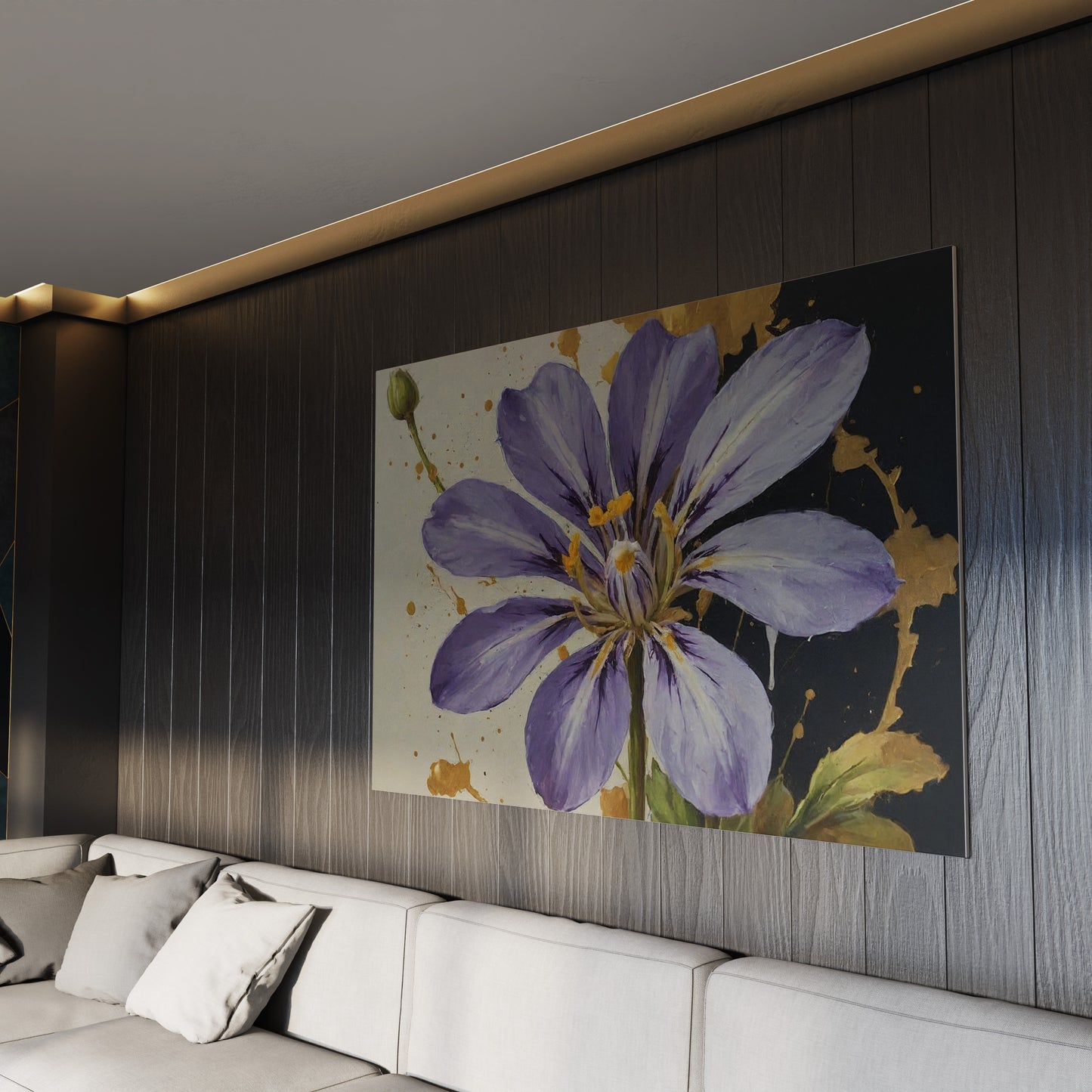 Petal Majesty - Canvas Wall Art