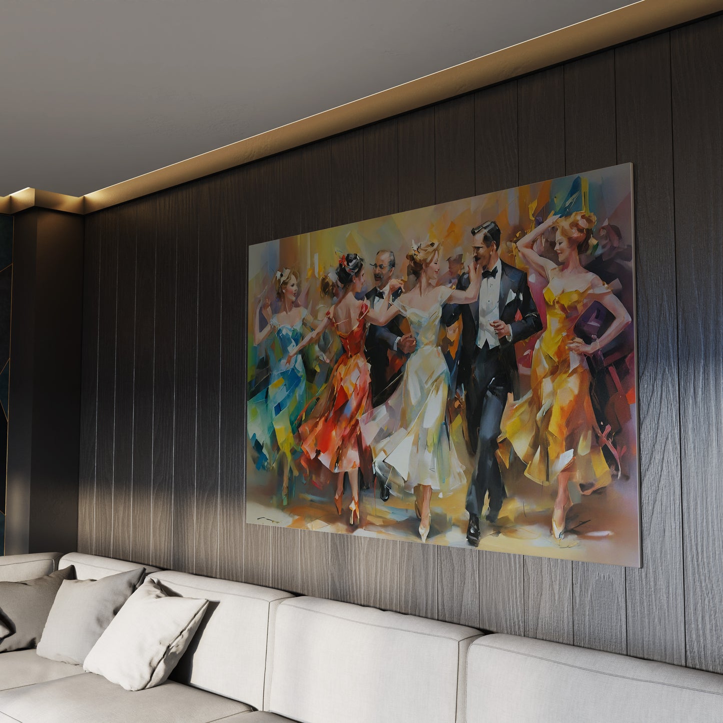 Elegance Waltz - Canvas Wall Art