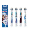 Oral B Kids Replacement Brush Heads 2/4 Pcs Elsa Extra Soft Bristles for Most Oral B kids Electric Toothbrushes