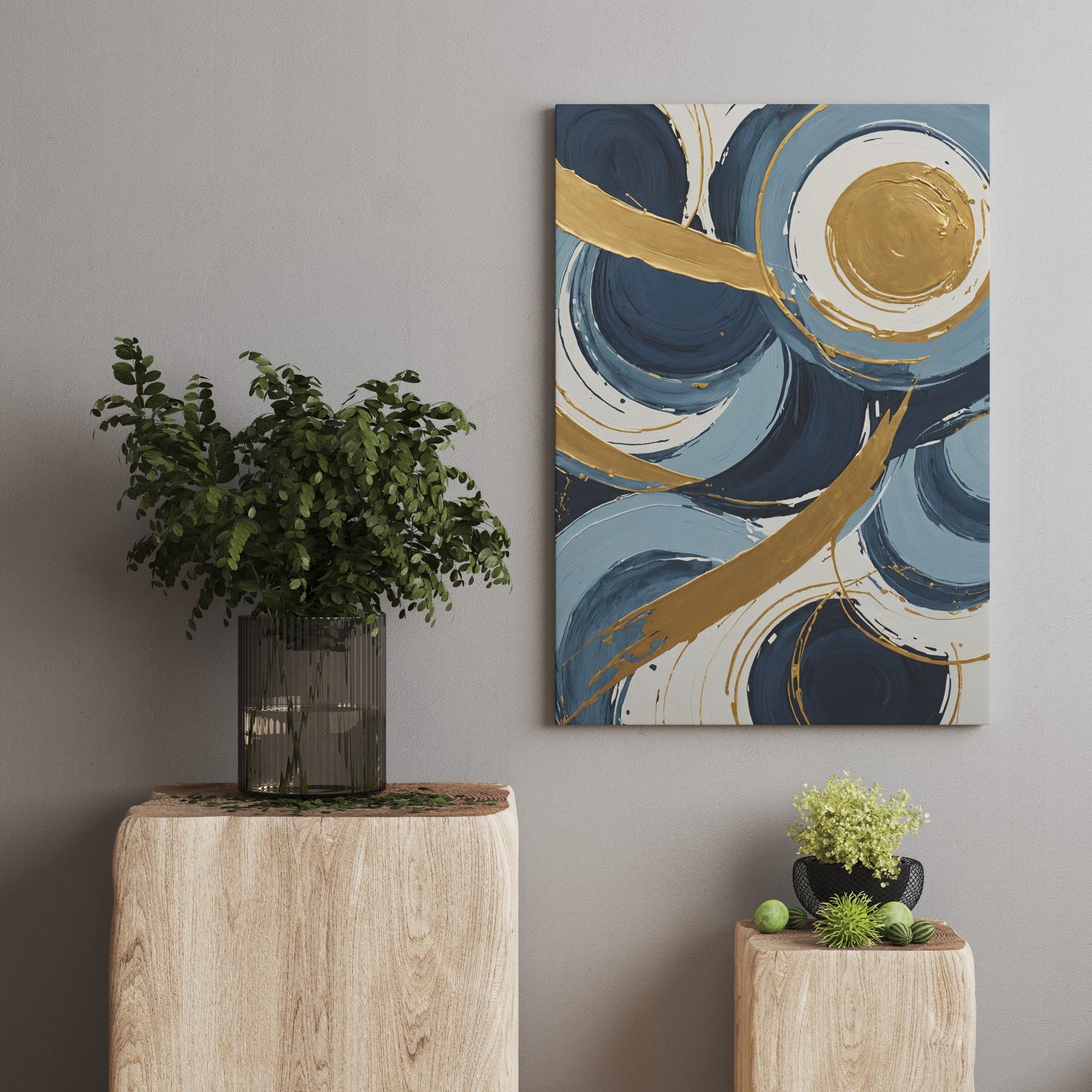 Celestial Harmony - Abstrakt Swirl Print