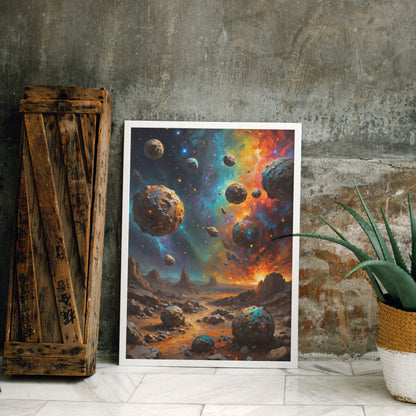 Emergence - Abstract Cosmic Wall Art