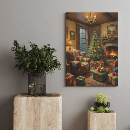 Cozy Holiday Glow - Christmas Themed Art Print