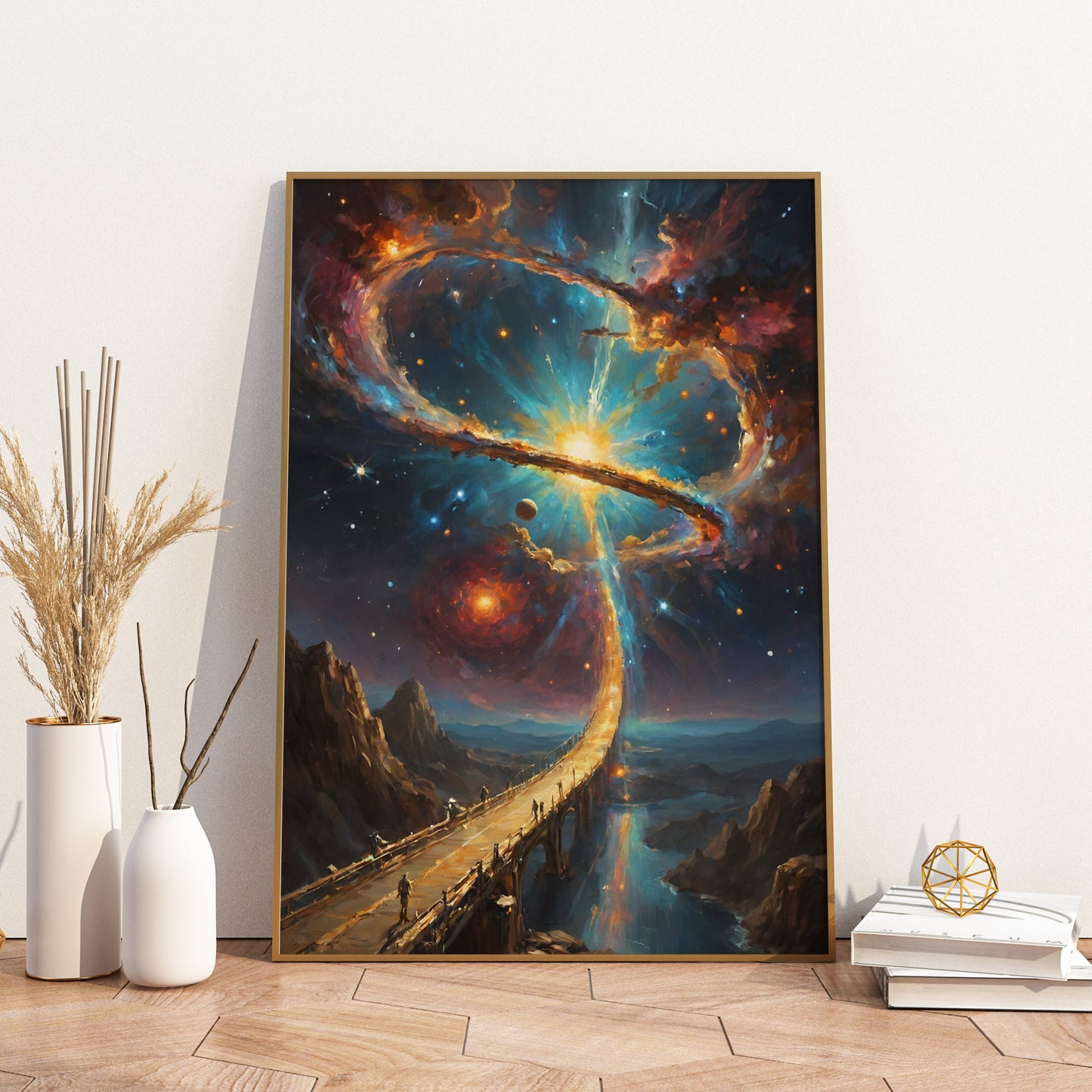 Cosmic Passageway - Abstract Cosmic Wall Art