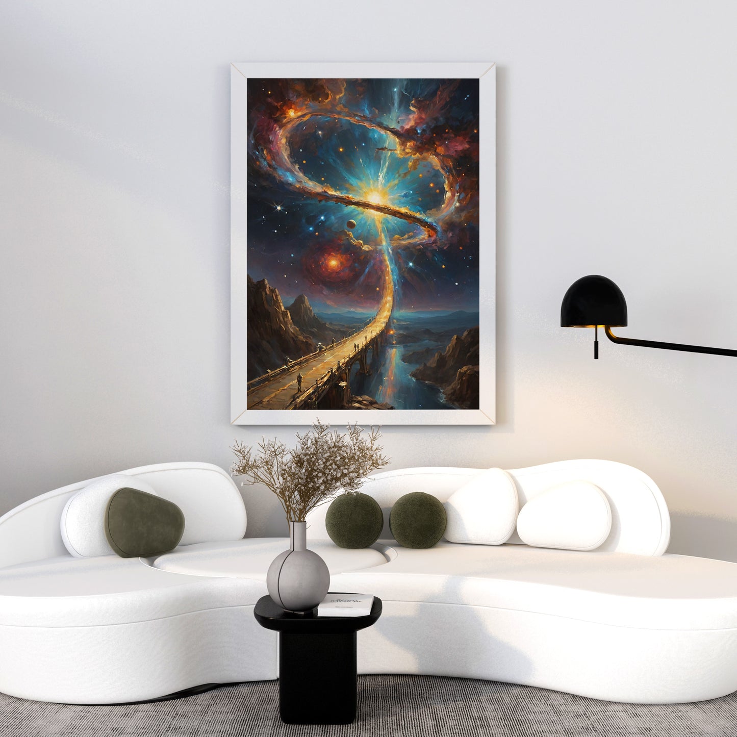 Cosmic Passageway - Abstract Cosmic Wall Art