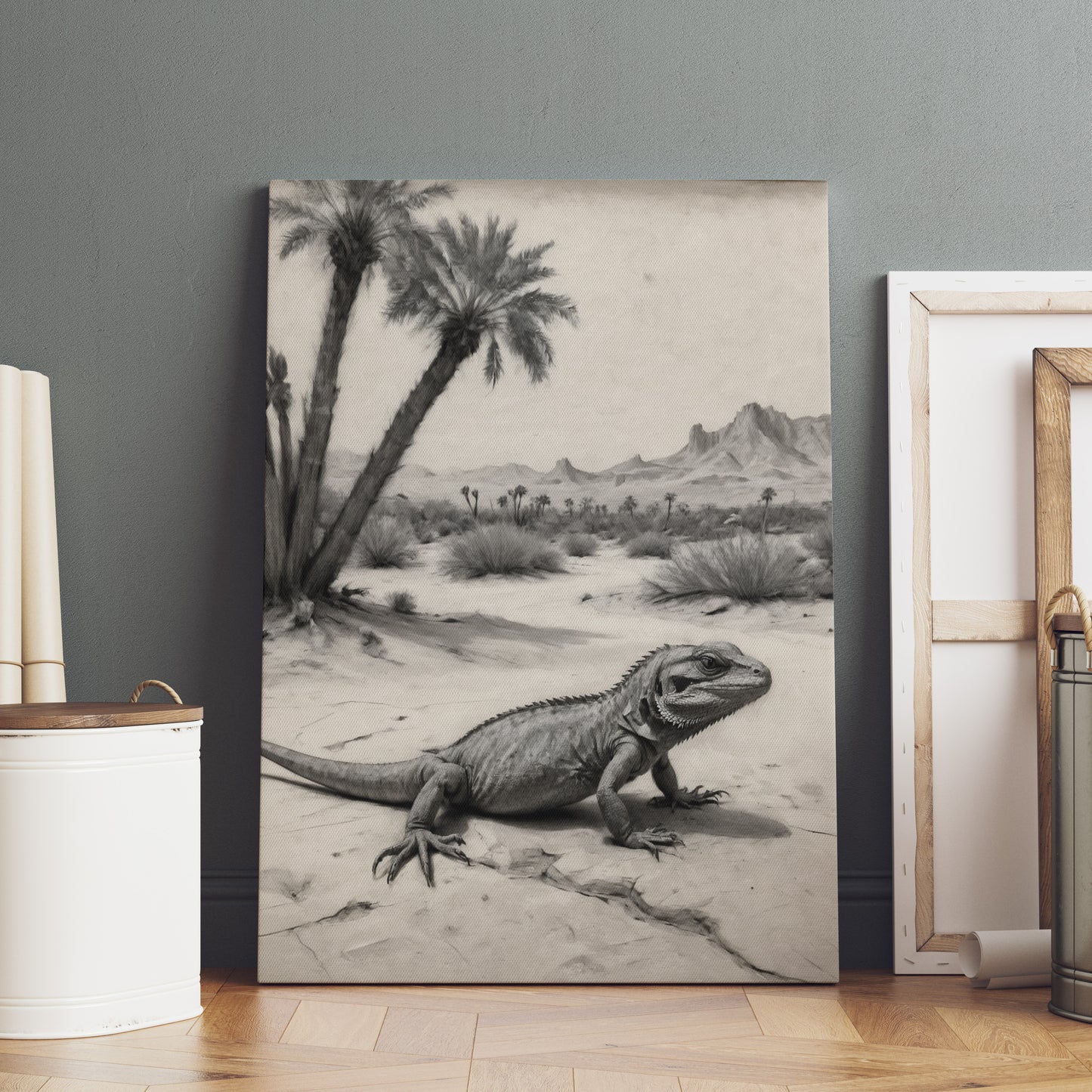 Desert Majesty - Charcoal Art Print