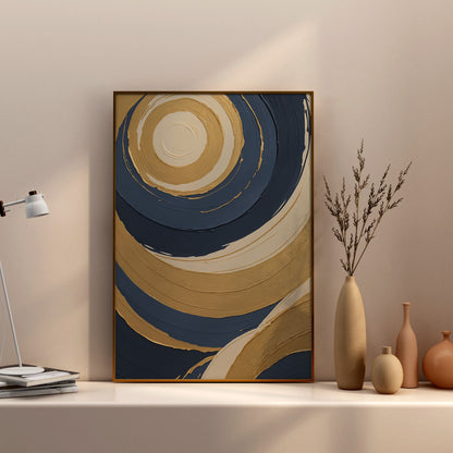 Celestial Swirls - Abstrakt Swirl Print