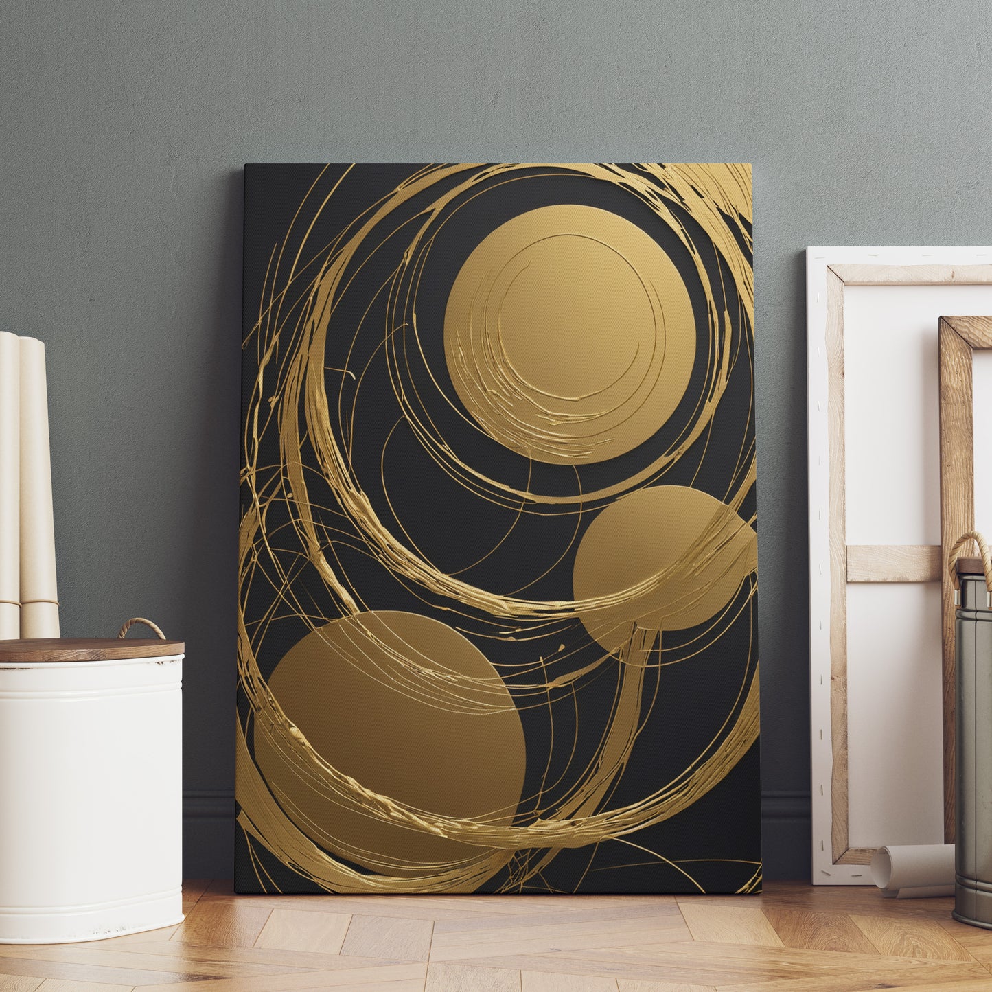 Celestial Harmony - Abstrakt Swirl Print