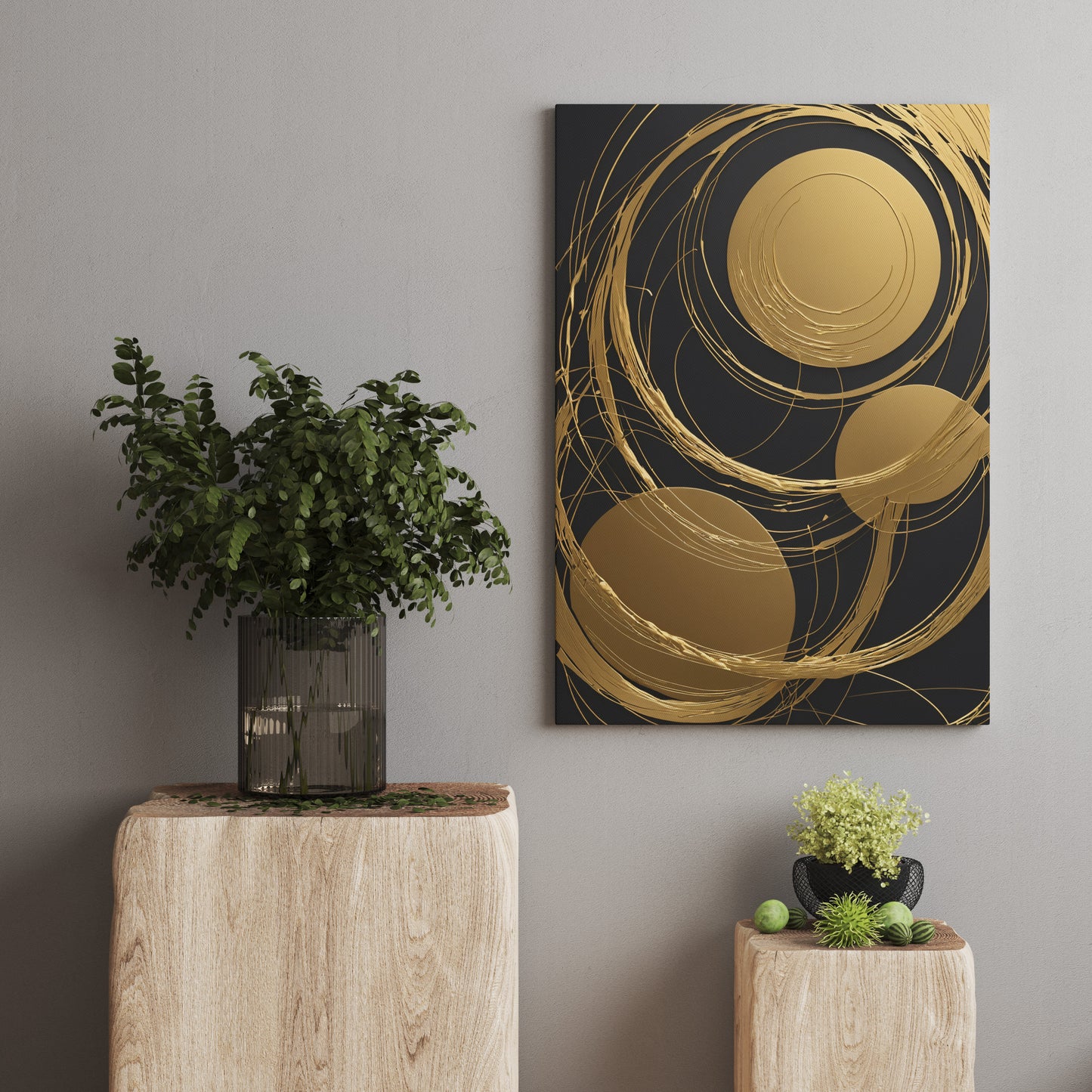 Celestial Harmony - Abstrakt Swirl Print