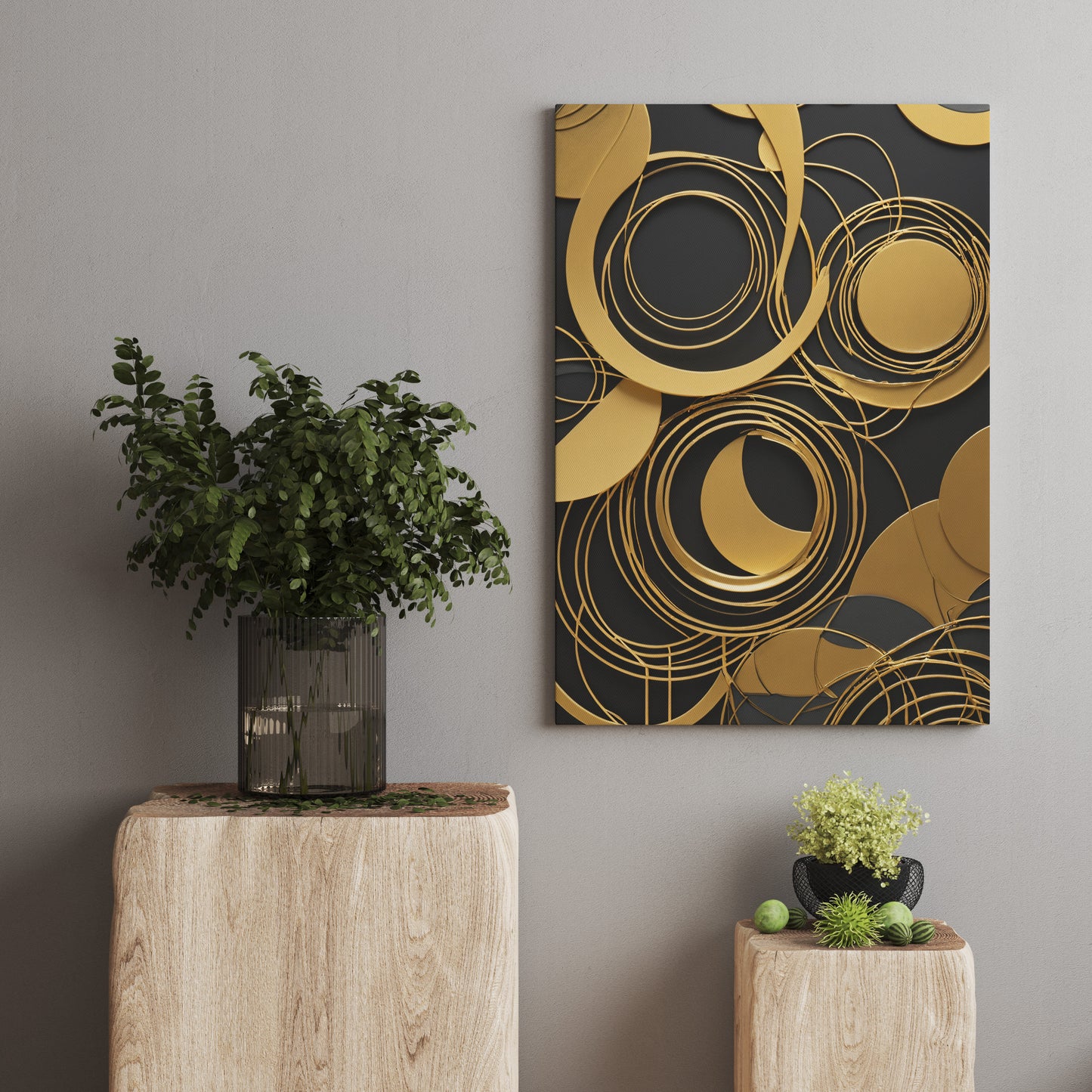 Celestial Harmony - Abstrakt Swirl Print