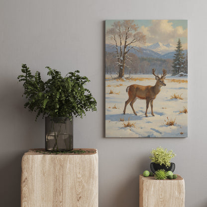 Majestic Winter Serenity - Christmas Themed Art Print