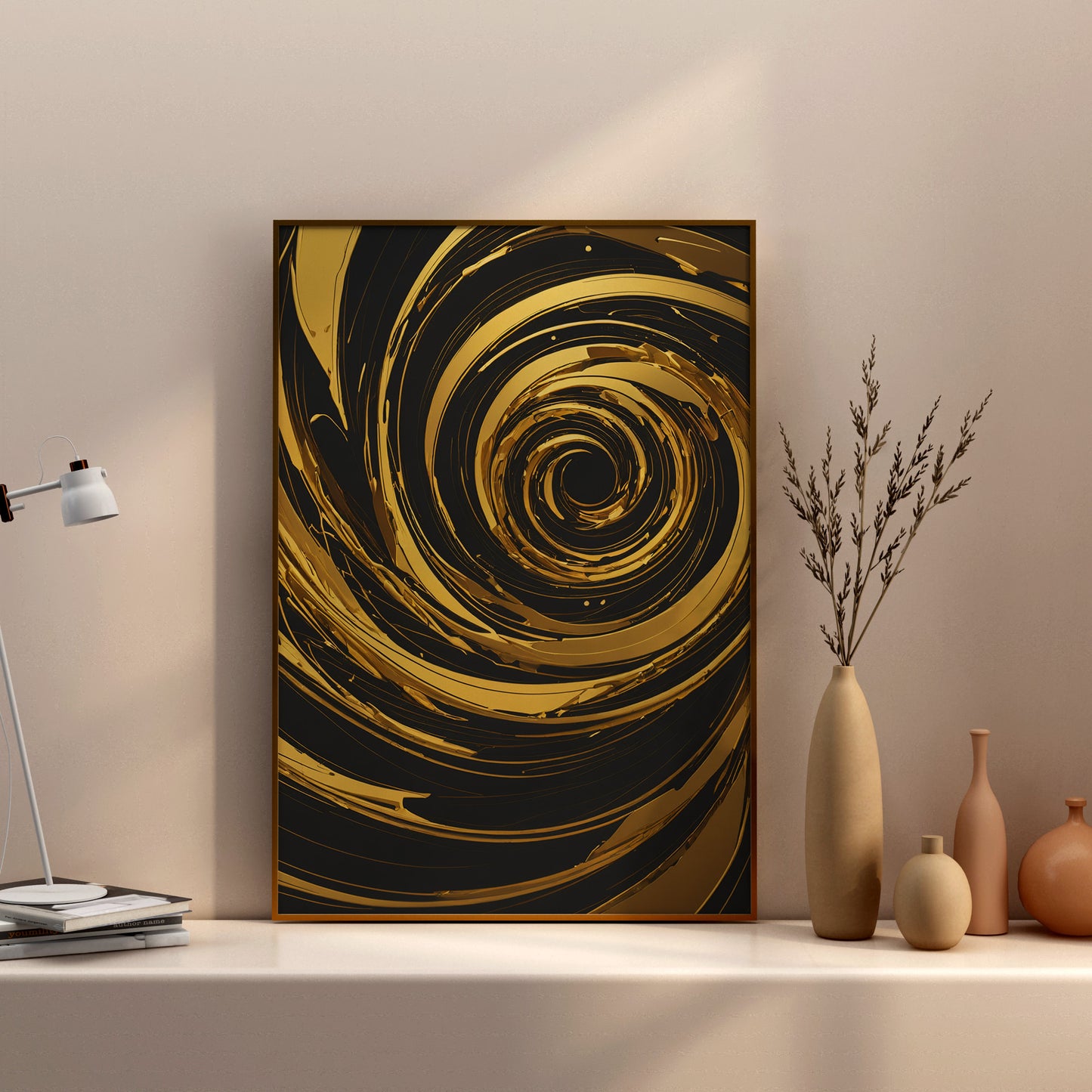 Celestial Vortex - Abstrakt Swirl Print