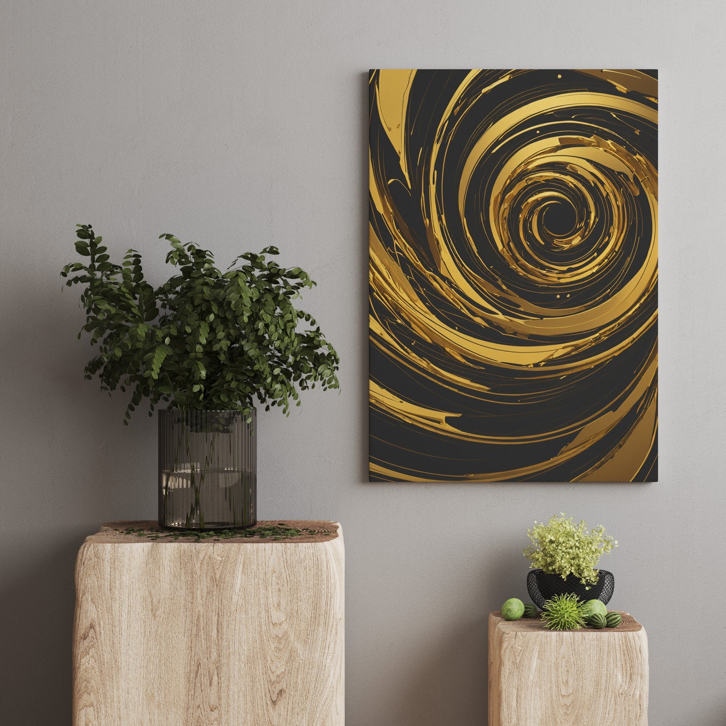 Celestial Vortex - Abstrakt Swirl Print