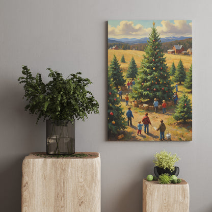 Joyful Holiday Harvest - Christmas Themed Art Print