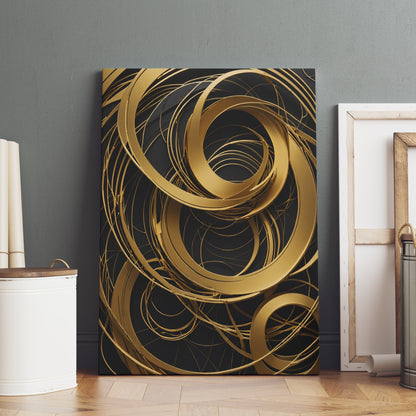 Celestial Harmony - Abstrakt Swirl Print