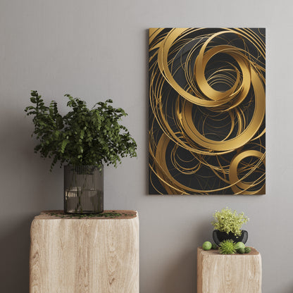 Celestial Harmony - Abstrakt Swirl Print