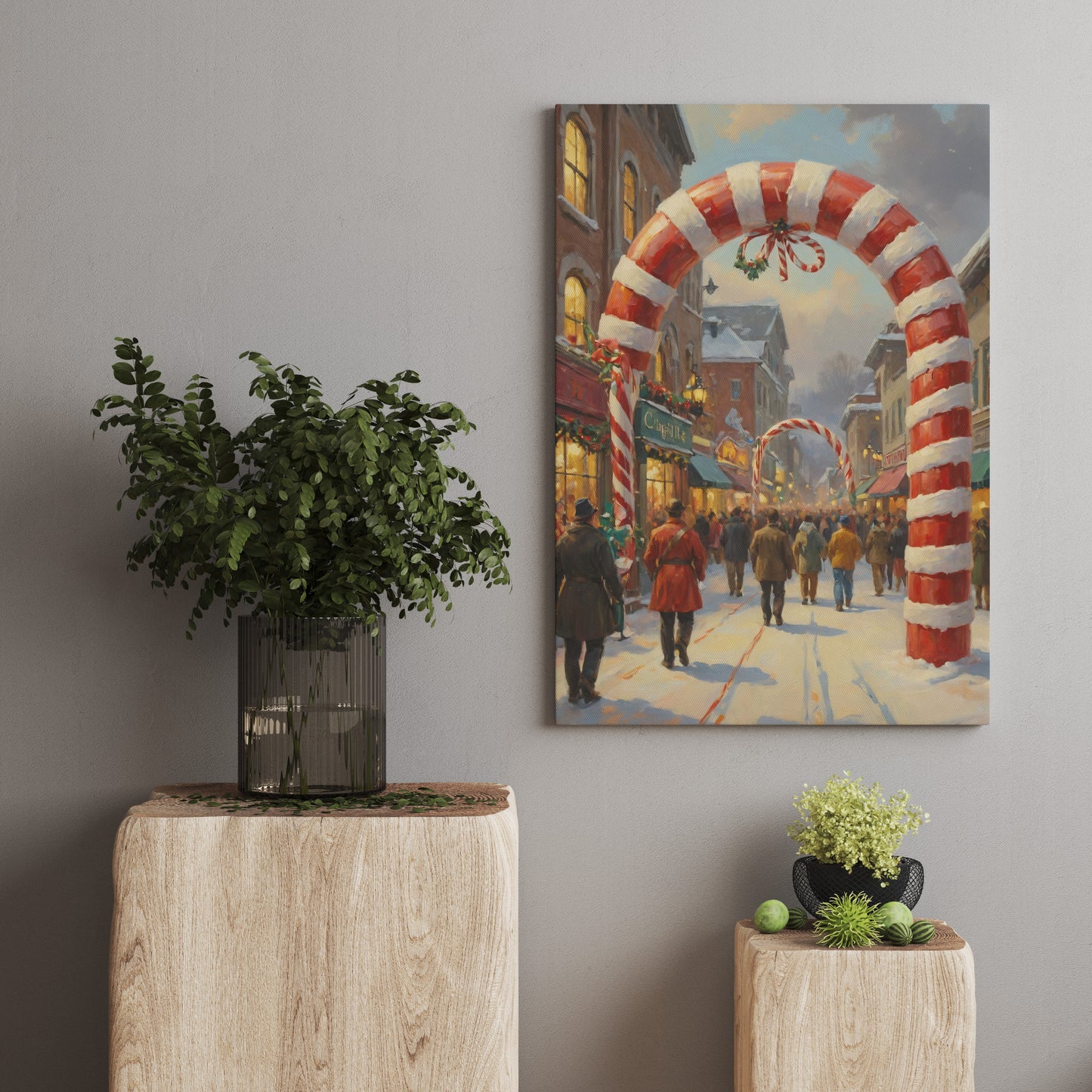 Festive Harmony Passage - Christmas Themed Art Print