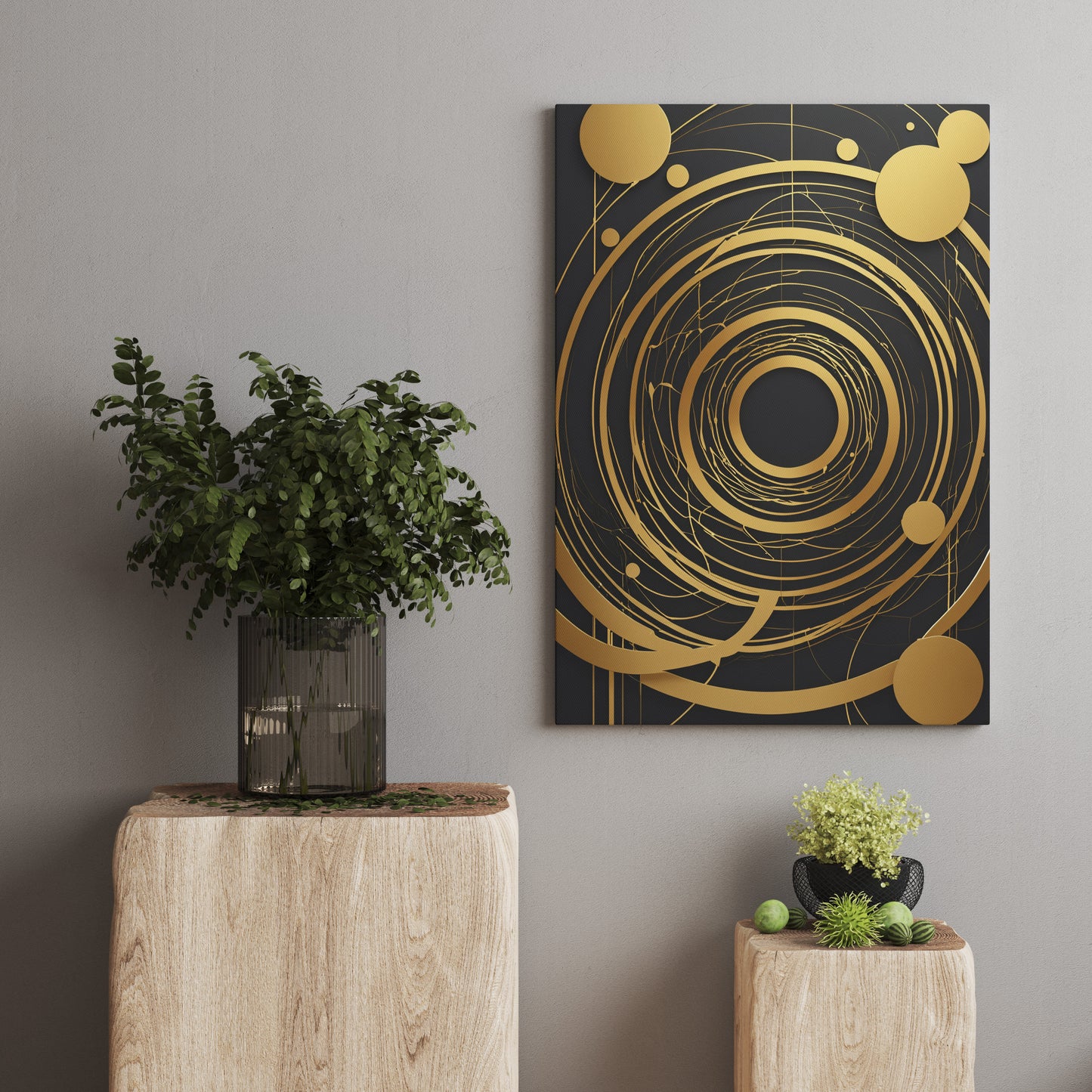 Celestial Harmony - Abstrakt Swirl Print