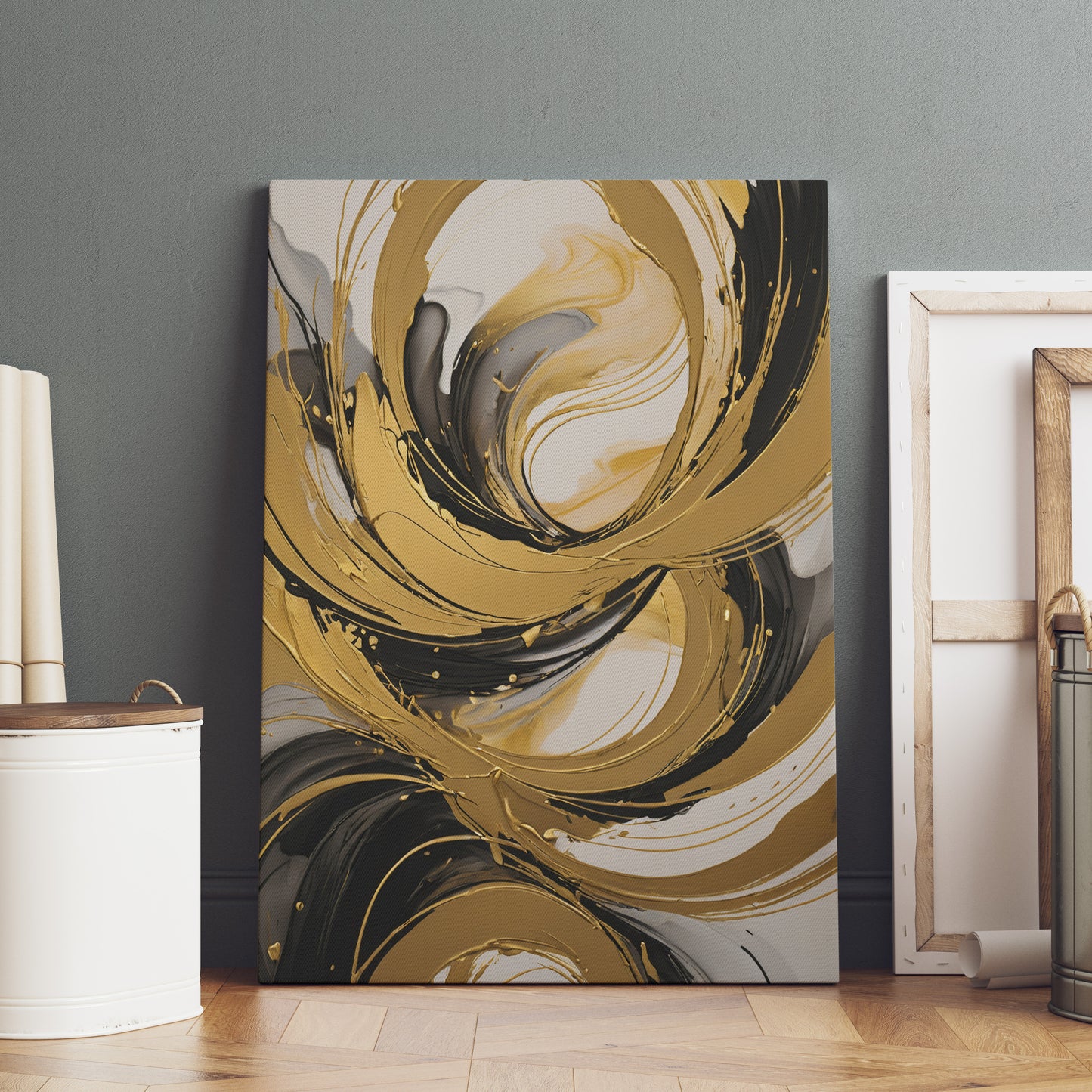 Eternal Elegance - Abstract Swirl Print