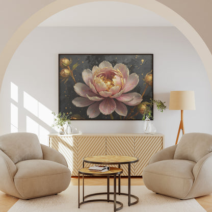 Opulent Blossom Burst - Abstract Floral Art