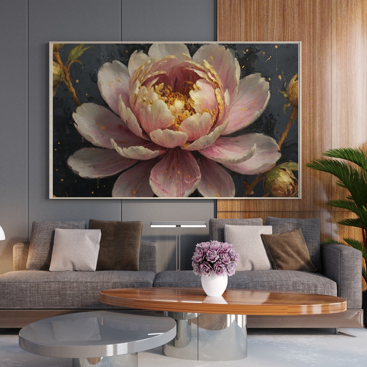 Opulent Blossom Burst - Abstract Floral Art