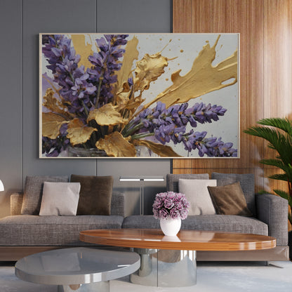 Lavender Elegance - Abstract Floral Art