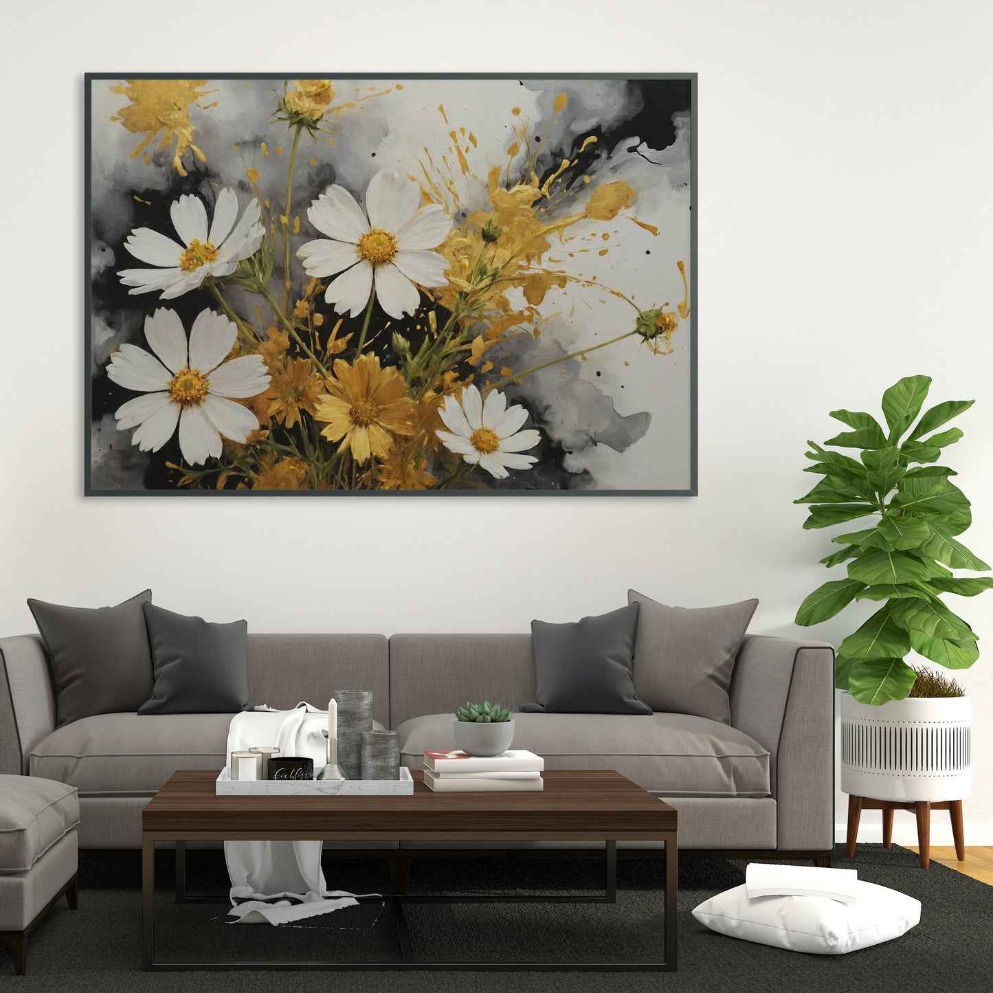 Mystic Bloom - Abstract Floral Art