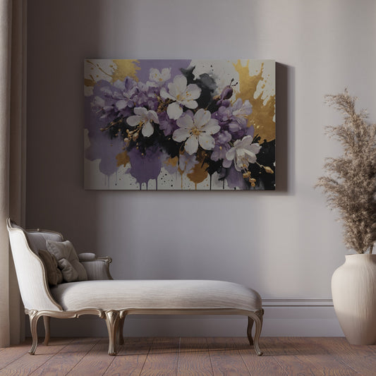 Lavender Opulence - Canvas Wall Art
