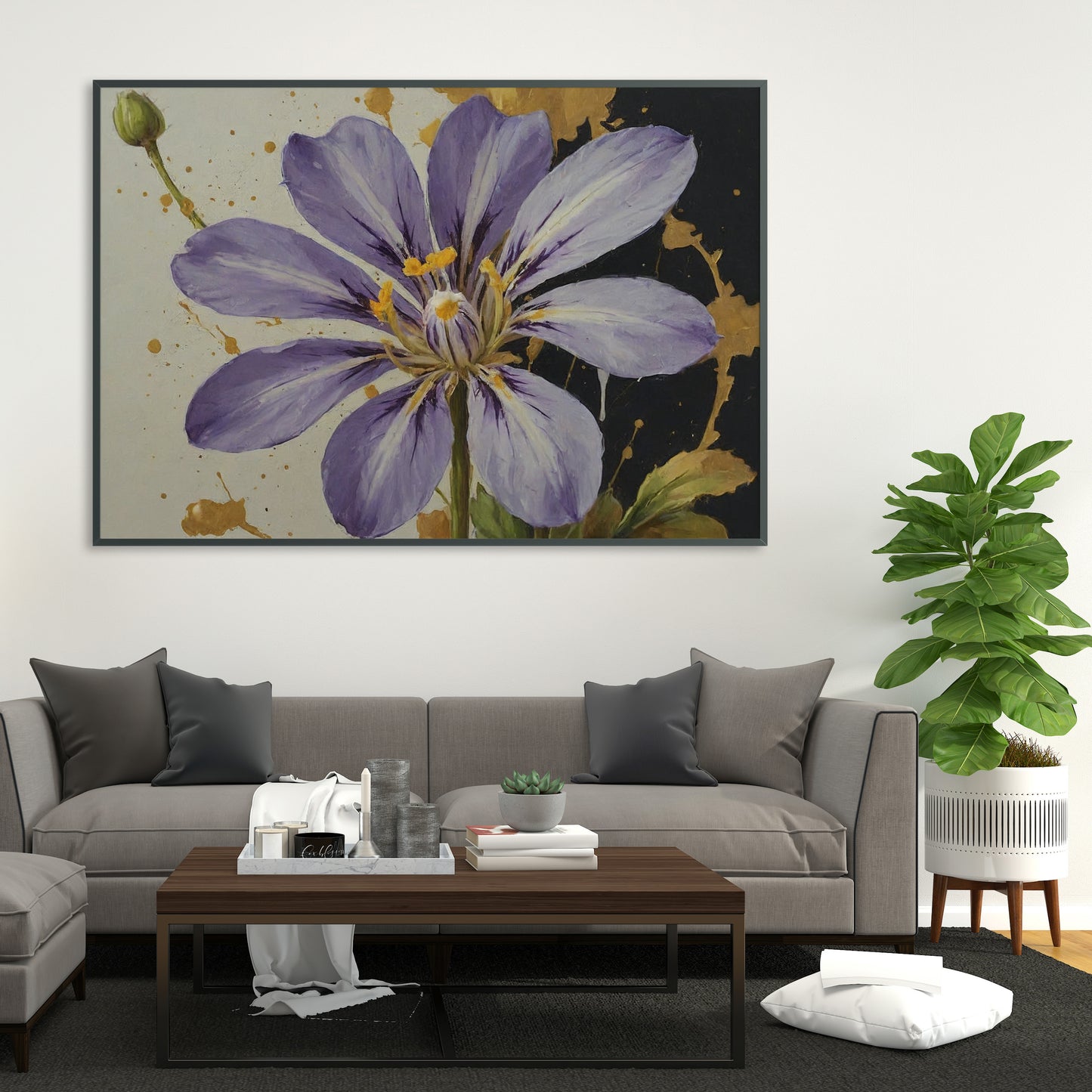 Serenade in Bloom - Abstract Floral Art