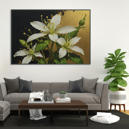 Eternal Bloom Elegance - Abstract Floral Art