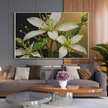 Eternal Bloom Elegance - Abstract Floral Art