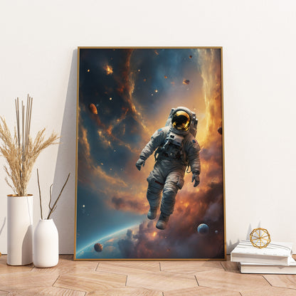 Odyssey - Abstract Cosmic Wall Art