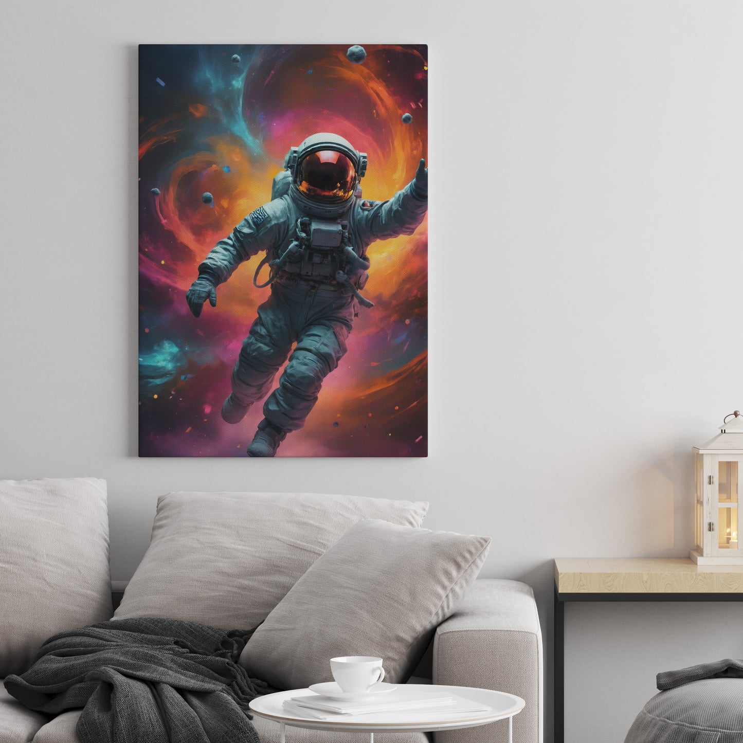 Cosmic Odyssey Unfolding - Abstract Cosmic Wall Art