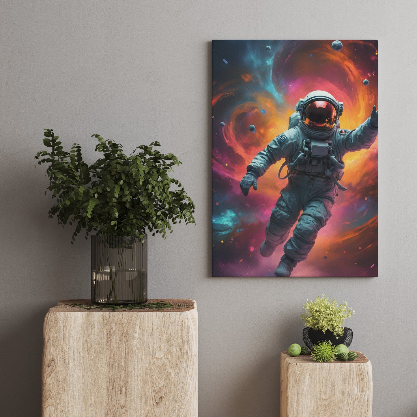 Cosmic Odyssey Unfolding - Abstract Cosmic Wall Art