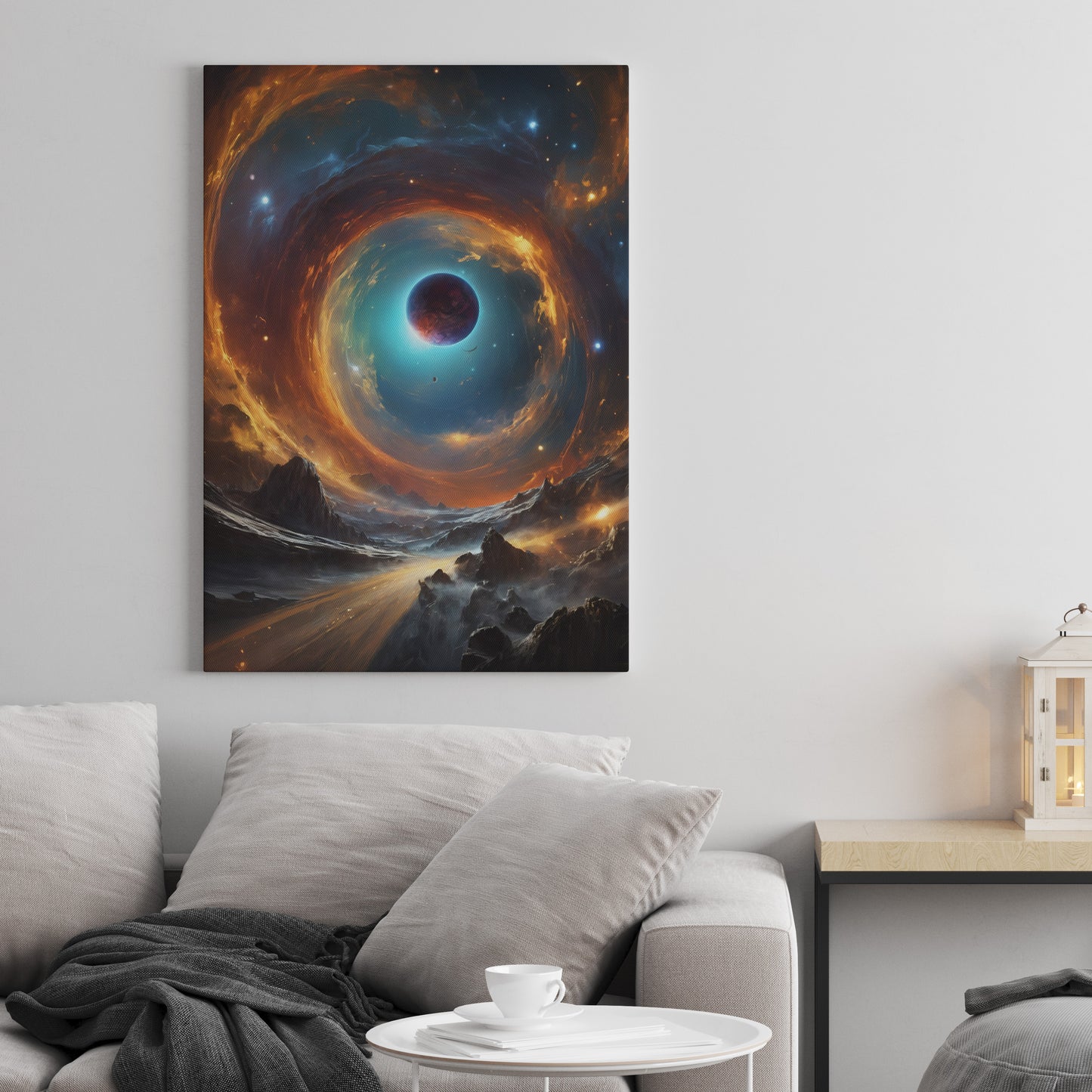 Vortex Journey - Abstract Cosmic Wall Art