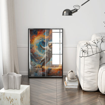 Cosmic Drift - Abstract Cosmic Wall Art