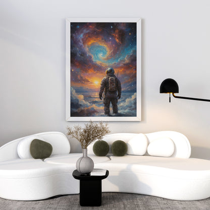 Journey's Dawn - Abstract Cosmic Wall Art