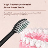 New 2022 Sonic Electric Toothbrush ipx7 Adult Timer Brush 18 Mode USB Charger Rechargeable Tooth Brushes Replacement Heads Set