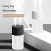 USB Air Humidifier Ultrasonic Cool Mist Aromatherapy Diffuser with LED Warm Night Lamp Double Spray Nozzle Aroma Humidificador