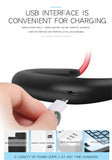 USB Portable Fan Cold Fan Hands Free Neck Fan Hanging Rechargeable Mini Sports Fan 3-Speed Adjustable Neck Dual Fan Home Office