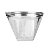 Stainless Steel Reusable Cone Shape Coffee Filter Dripper Strainer Mesh Basket Kitchen Gadgets
