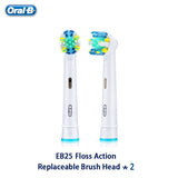 Oral B Vitality Electric Toothbrush Rechargeable Teeth Brush Heads 3D White 2 Minutes Timer + 4 Gift Replace Head Free Shipping