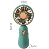 Mini Fan USB Rechargeable  Portable Hand Fan Lazy Temporary  Travel Shopping  Cooling Air Cooler