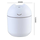 Mini Humidifier Ultrasonic Air Humidifier Essential Oil Diffuser Home Bedroom Office Aromatherapy Spray USB Night Light Filter