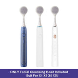 SOOCAS Facial Cleansing Brush Head and Toothbrush head for Soocas X1 X3 X3U X5 Sonic Electric Toothbrush