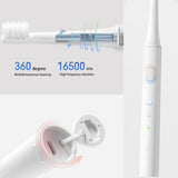 Xiaomi Mijia T100 Electric Toothbrush Sonic Toothbrush Oral Cleaning Whitening Dense Fur 2 Speed Modes Adjusting IPX7 Waterproof