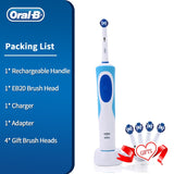 Oral B Vitality Electric Toothbrush Rechargeable 2D Rotating Deep Clean Replacement Brush Head Hygiene Electronic Tooth Brush