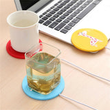USB Power Coffee Warmer Mug Heater Tea Coffee Cup Mug Warmer Desktop Heating Cup Mat Pad Coasters for Office